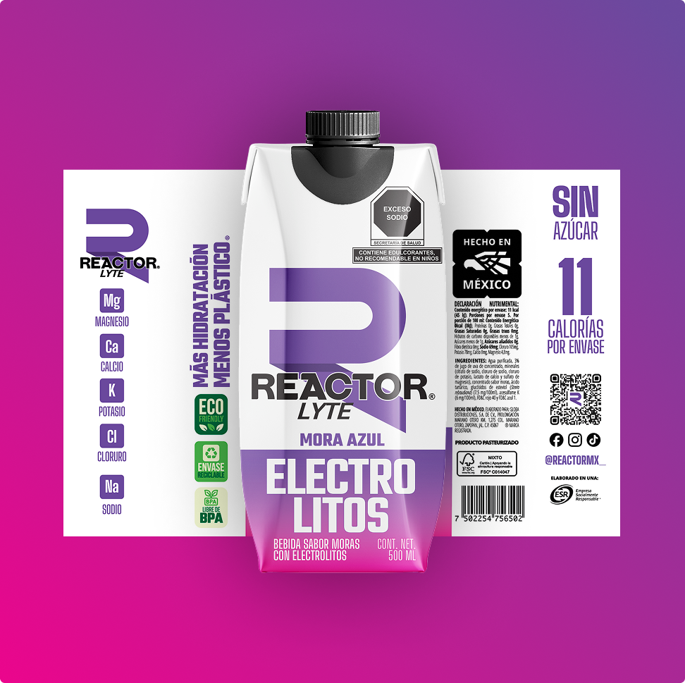 Reactor Lyte Mora Azul